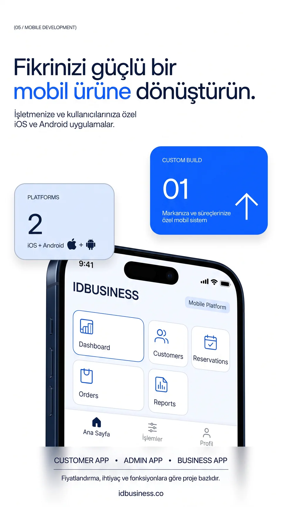 Mobil Uygulama idbusiness sunumu